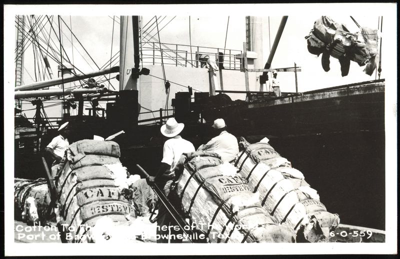 Cotton Loading at Port of Brownsville, Texas