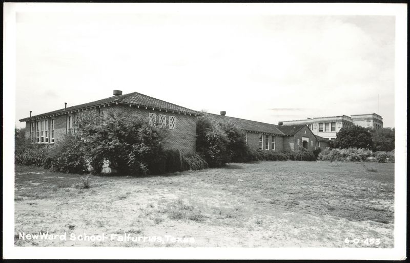 New Ward School Falfurrias Texas