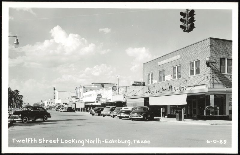 Twelfth Street Looking North-Edinburg, Texas