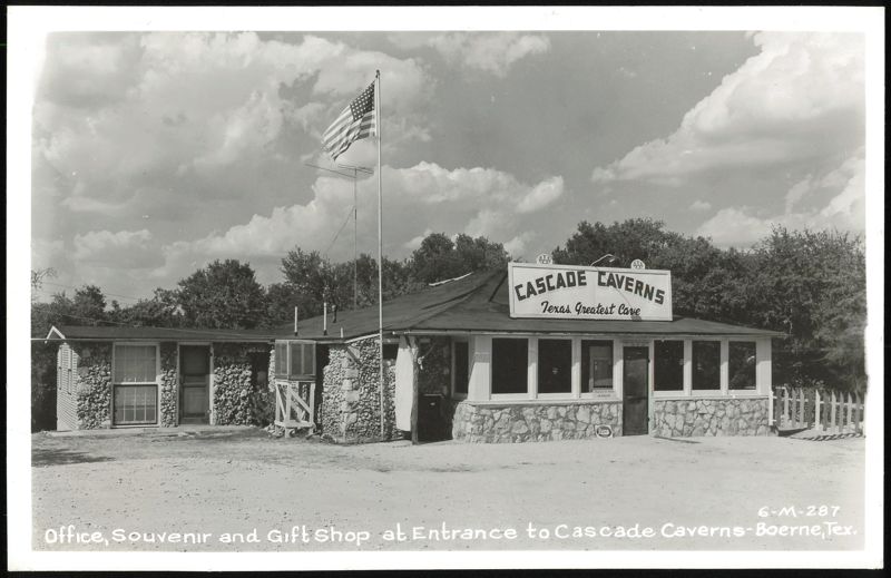 Office, Souvenir and Gift Shop at Entrance to Cascade Caverns Boerne Texas