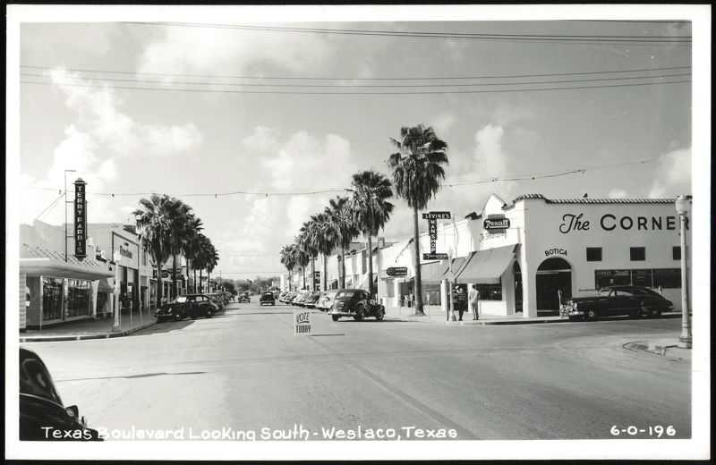 Texas Boulevard Looking South, Weslaco