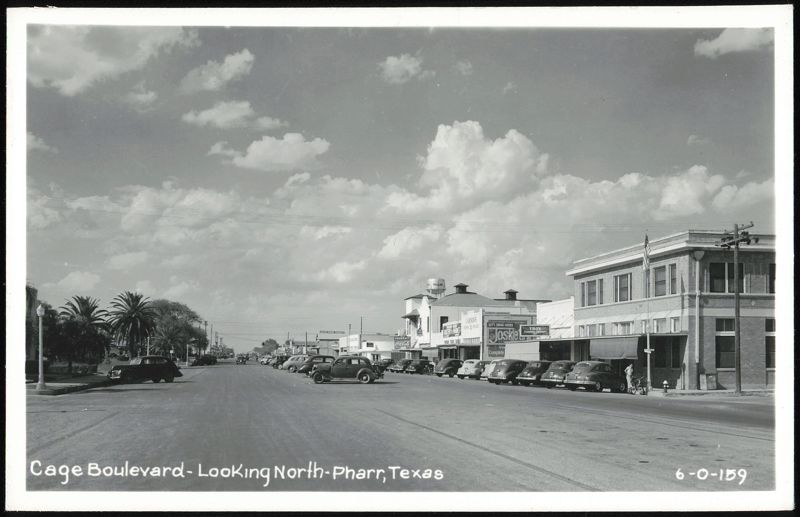 Cage Boulevard - Looking North Pharr Texas