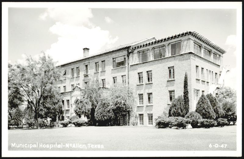 Municipal Hospital Building with Landscaped Grounds McAllen Texas