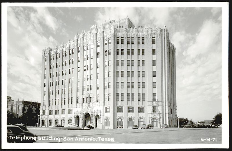 Telephone Building with Ornate Facade San Antonio Texas