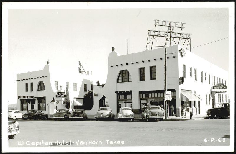 El Capitan Hotel Van Horn Texas