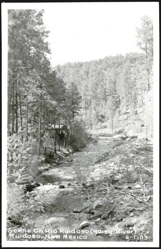 Scene On Rio Ruidoso (Noisy River) New Mexico