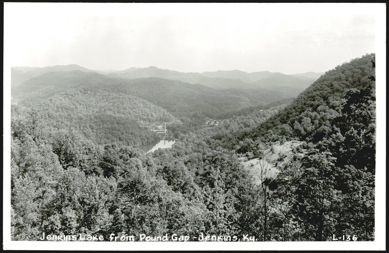 Jenkins Lake from Pound Gap Kentucky