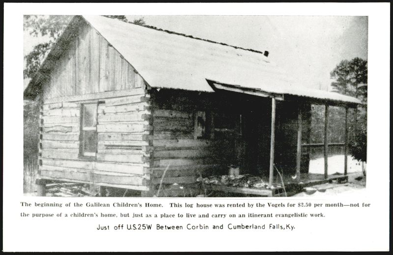 Galilean Children's Home Log House Corbin Kentucky