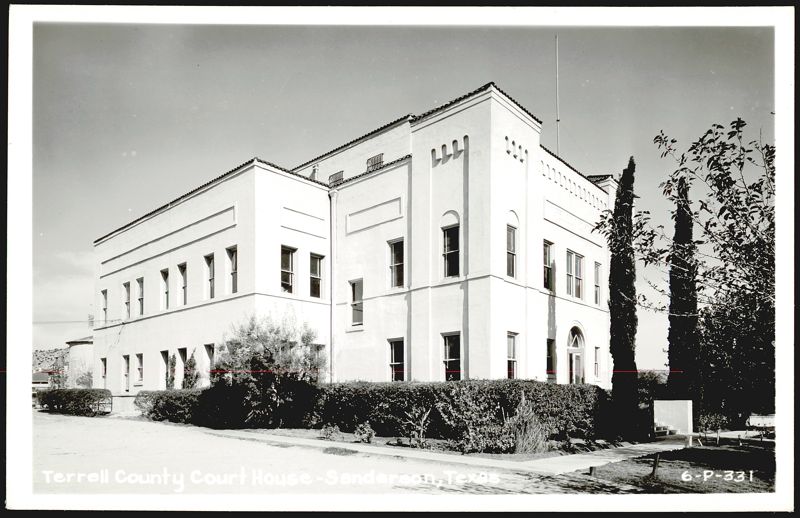 Terrell County Court House Sanderson Texas