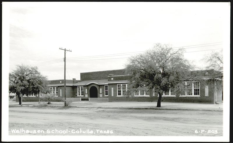 Welhausen School Building Cotulla Texas