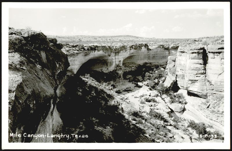 Mile Canyon View Langtry Texas