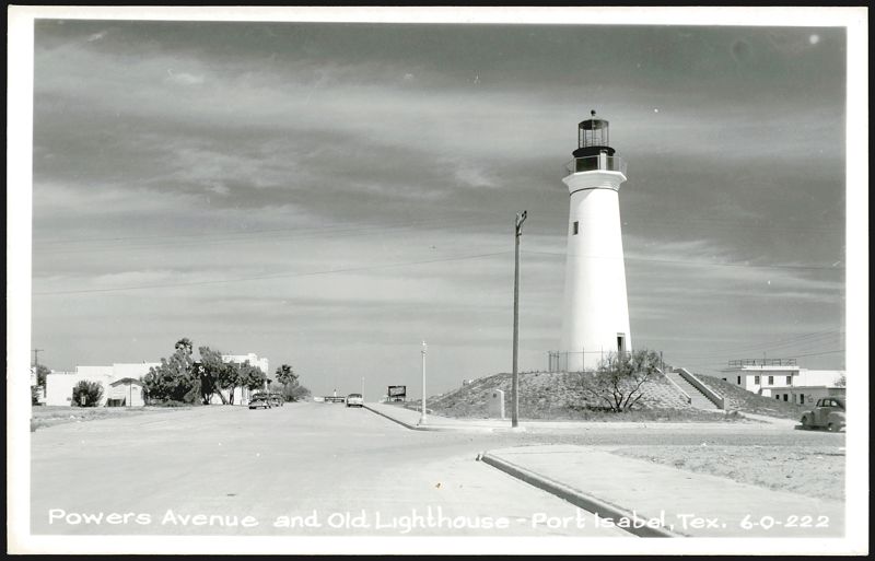 Powers Avenue and Old Lighthouse Port Isabel Texas