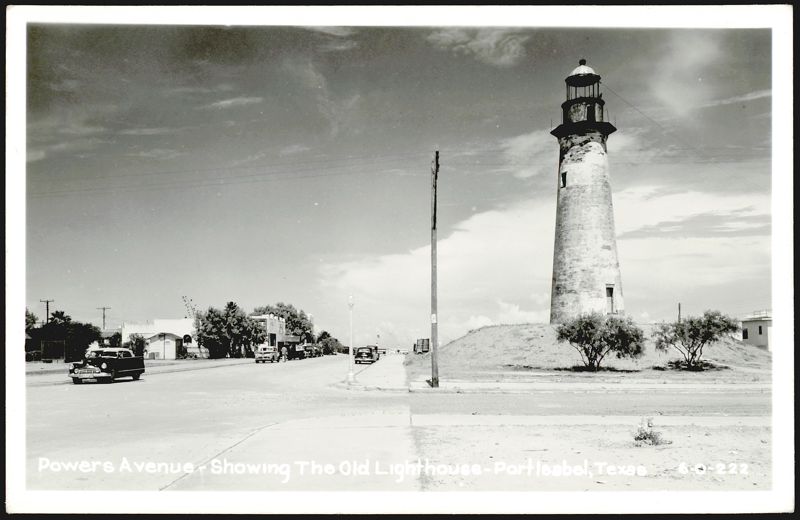 Powers Avenue and The Old Lighthouse Port Isabel Texas