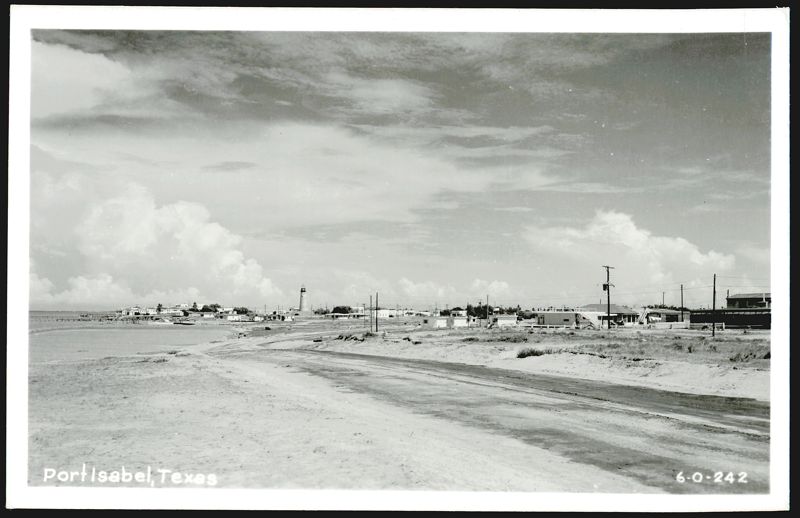 Port Isabel Lighthouse, Pier, and Coastal Town View Texas