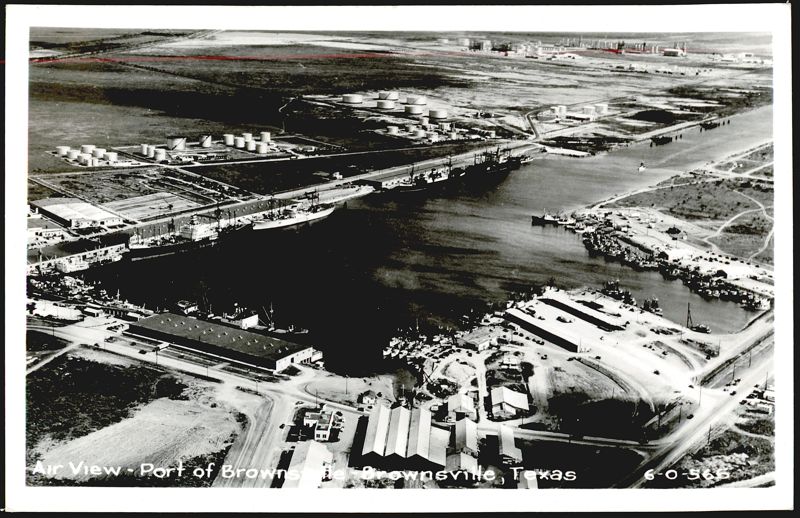 Port of Brownsville Aerial View Texas
