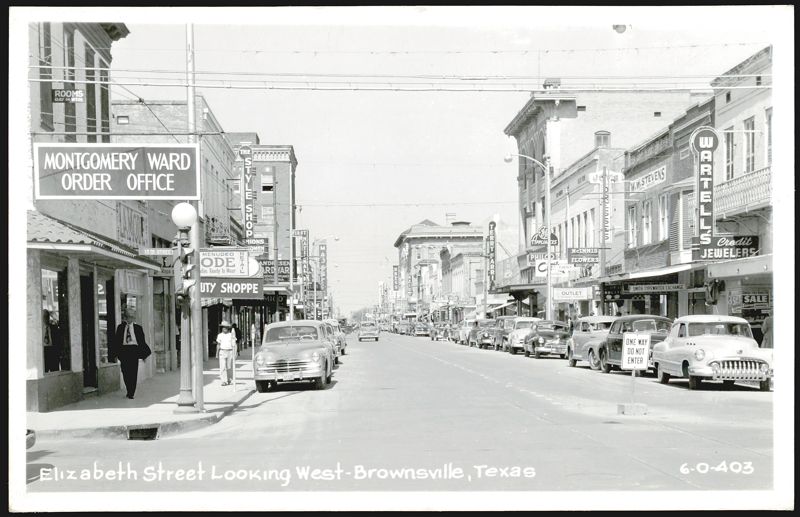 Elizabeth Street Looking West, Brownsville, TX Texas