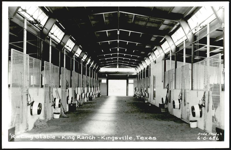 Racing Stable - King Ranch Kingsville Texas