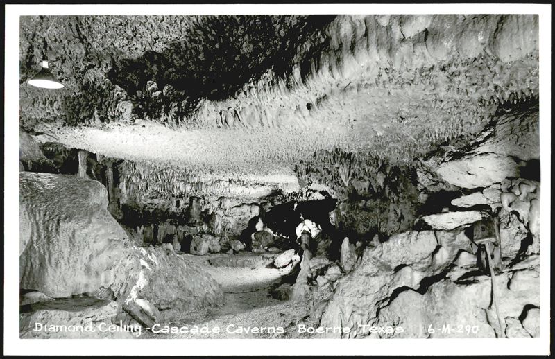 Diamond Ceiling - Cascade Caverns Boerne Texas