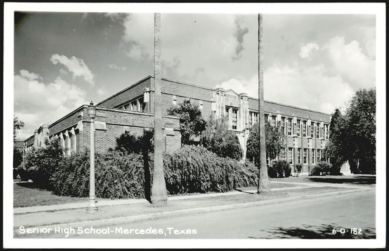 Mercedes Senior High School Building Texas