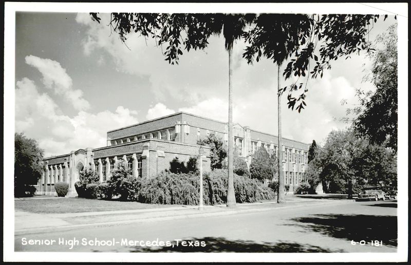 Senior High School Building Mercedes Texas