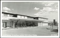 Frontier Hotel Entrance Postcard