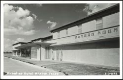Frontier Hotel and Bamboo Room Polynesian Restaurant Postcard