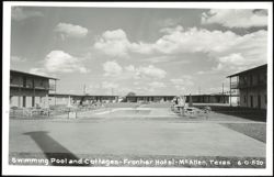 Swimming Pool and Cottages - Frontier Hotel Postcard