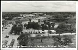 Gateway Bridge From U.S.A. to Mexico Postcard