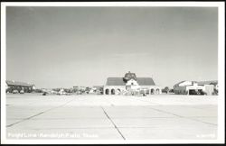 Flight Line - Randolph Field Postcard