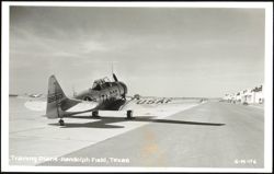 US Air Force Training Plane TA-808, Randolph Field Postcard