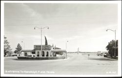 Entrance to Randolph Air Force Base Postcard