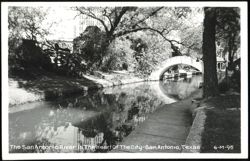 San Antonio River in the Heart of the City Postcard