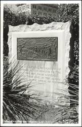Gonzales Marker at the Alamo Postcard