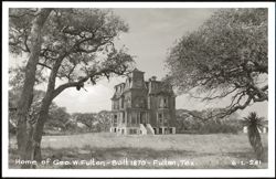Home of Geo. W. Fulton - Built 1870 Postcard