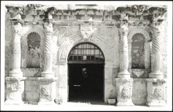 The Alamo Mission Entrance Postcard