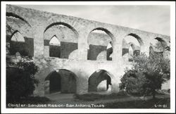 Cloister - San Jose Mission Postcard