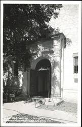 Rear Entrance Alamo Museum Postcard