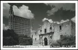 Medical Arts Bldg. and Alamo, San Antonio Postcard