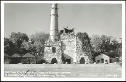 100 Year Old Chimney - Chinese Sunken Garden, Breckenridge Park Postcard