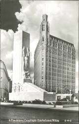 The Alamo Cenotaph Postcard