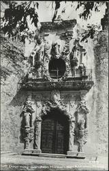 Doorway, San Jose Mission Postcard
