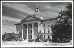 Bee County Court House with Dome and Clock Tower Postcard