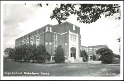 Robstown High School Building Postcard