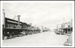 Main Street Looking West Postcard