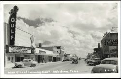 Main Street Looking East, Gulf Theater Postcard