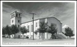 First Methodist Church Postcard