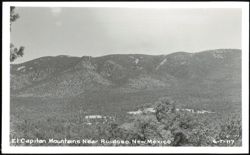El Capitan Mountains Near Ruidoso Postcard