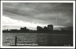 Sunset Over Corpus Christi, Texas Postcard