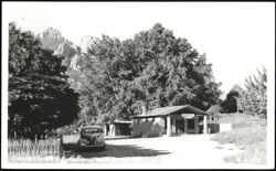 Cave Creek Grocery and Post Office, Vintage Car Postcard