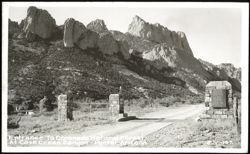 Entrance to Coronado National Forest at Cave Creek Canyon Postcard